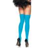 Medias opacas azul neón Leg Avenue Luna de 70D con tutú negro, de frente