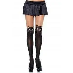Leg avenue pantys opacos con dibujo de gato