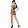 Passion woman bs089 bodystocking negro talla unica - 2