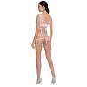 Passion woman bs089 bodystocking blanco talla unica - 2