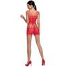 Passion woman bs090 bodystocking rojo talla unica - 2