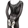 Bodystocking de encaje CalExotics Scandal talla grande, sobre maniquí con mangas largas