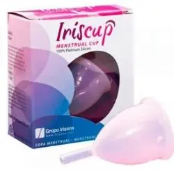 Iriscup copa mestrual rosa pequeña + bolsa esterilizadora gratis