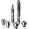 Metalhard set limpieza vaginal/anal 5pcs - 1