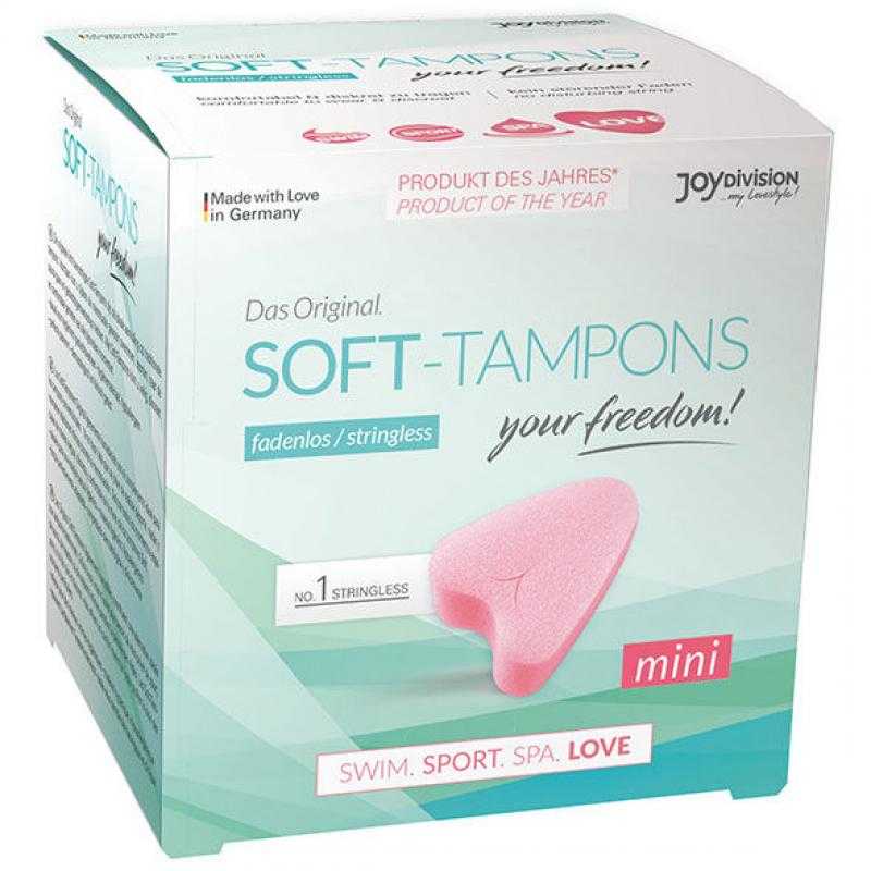 Soft-tampons tampones originales mini love / 3uds