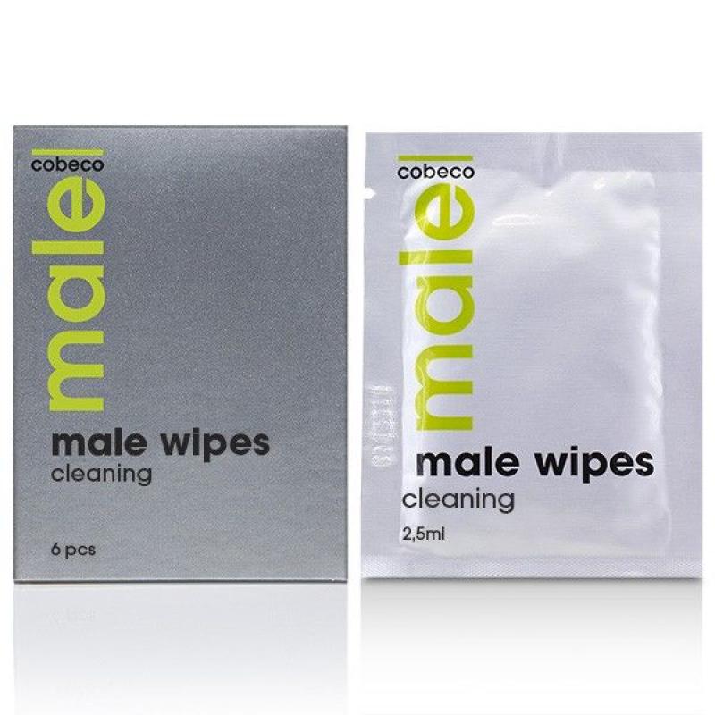 Cobeco male wipes toallitas higienicas 6 x 2.5ml