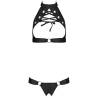 Passion malwia set cuero ecologico color negro - 3