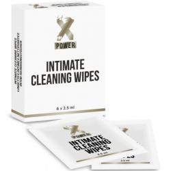 Xpower intimate cleaning wipes toallitas limpieza intima 6 unidades