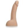 Dildo Fleshjack Brent Corrigan con testículos, de perfil