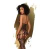 Bodystocking Penthouse Fancy Me con cuello halter, de espaldas