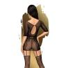 Bodystocking Penthouse High Stakes efecto liguero, de espaldas