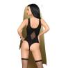Teddy Penthouse Hotter Than Hell con aberturas, de espaldas
