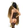 Bodystocking Penthouse Magical Mistress de encaje, de espaldas