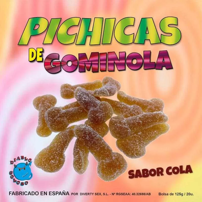 Diablo picante - pichitas de gominola cola