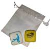 Dos dados de posturas para chicos y de lugares con su bolsita