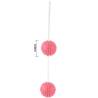 A deeply pleasure bolas texturadas rosa 3.6 cm - 4