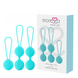 Moressa osian set premium silicona turquesa