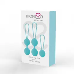 Moressa osian set premium silicona turquesa