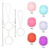 She-ology Interchangeable Weighted Kegel Set, cordones y pesas con su peso indicado