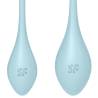 Satisfyer yoni power 2 kit de entrenamiento color azul - 2