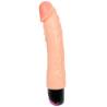 Vibrador realista flexible de lado