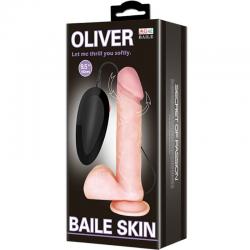 Vibrador realistico oliver con funcion rotacion