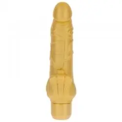 Get real - gold dicker stim vibrador dorado