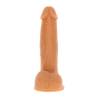 Get real - dildo vibrador con bolas giratorias natural - 2