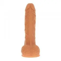 Get real - dildo vibrador rotador up&down natural