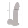 Get real - dildo empuje magnético pulsante natural - 5