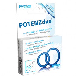 Potenz duo anillos para pene azul - m