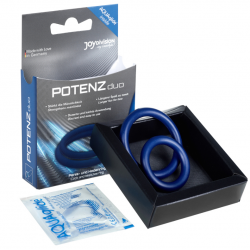 Potenz duo anillos para pene azul - m