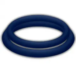 Potenz duo anillos para pene azul - m