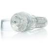 Fleshlight Go Torque Ice con estuche compacto transparente y entrada neutra