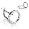 Metal hard anillo glande con plug - 2