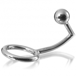 Metalhard cock ring anillo con gancho intruder anal 40mm