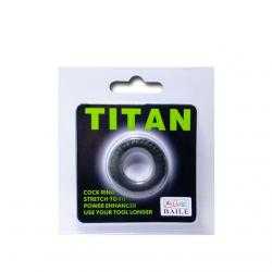 Baile titan cockring black green 2cm