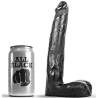All black dildo realistico 21cm - 1