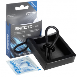 Erecto med anillo silicona para pene negro - m