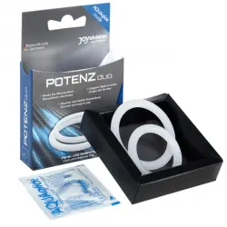 Potenz duo anillos para pene blanco - m Potenz duo anillos para pene blanco - m