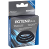 Potenzplus kit de 3 anillos para el pene (s, m, l) negro - 3