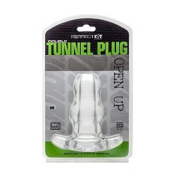 Perfectfit double tunnel plug mediano transparente