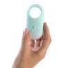 Anillo Ooh by Je Joue azul agua en la mano