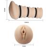 Crazy bull - masturbador con anillos - modelo vagina 2 - 5