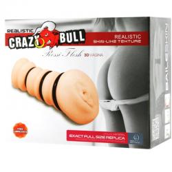 Crazy bull - masturbador con anillos - modelo vagina 2