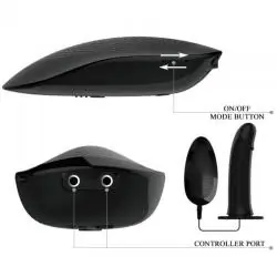 Pretty love male - vito strap on con dildo hueco y vibracion 17.3 cm