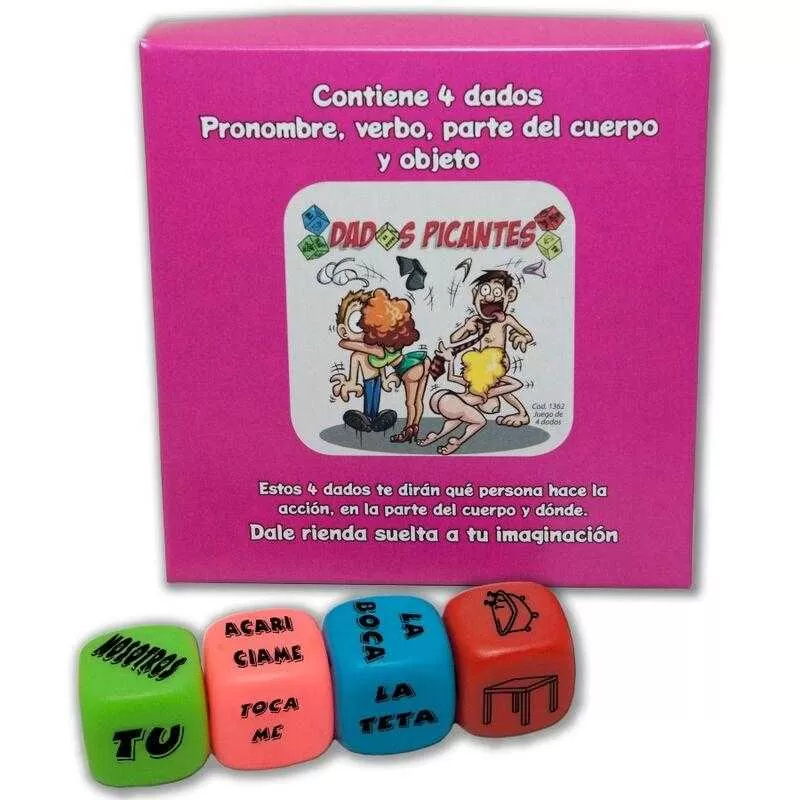 Diablo picante - juego 4 dados pronombre, verbo, parte del cuerpo y lugar Diablo picante - juego 4 dados pronombre, verbo, parte del cuerpo y lugar
