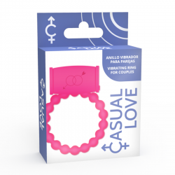 Casual love 25 anillo vibrador rosa