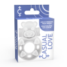 Casual love 26 anillo vibrador conejito transparente - 4