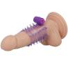 Casual ring funda pene vibrador lila - 4